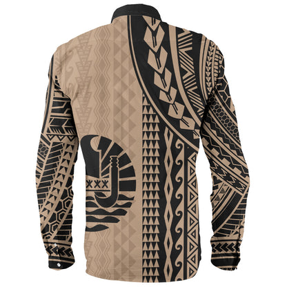Tahiti Long Sleeve Shirt Polynesian Tattoo