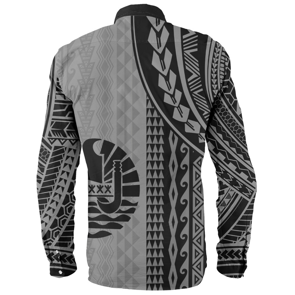 Tahiti Long Sleeve Shirt Polynesian Tattoo