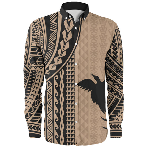 Papua New Guinea Long Sleeve Shirt Polynesian Tattoo