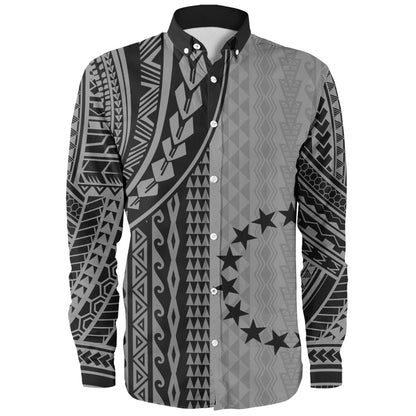 Cook Islands Long Sleeve Shirt Polynesian Tattoo