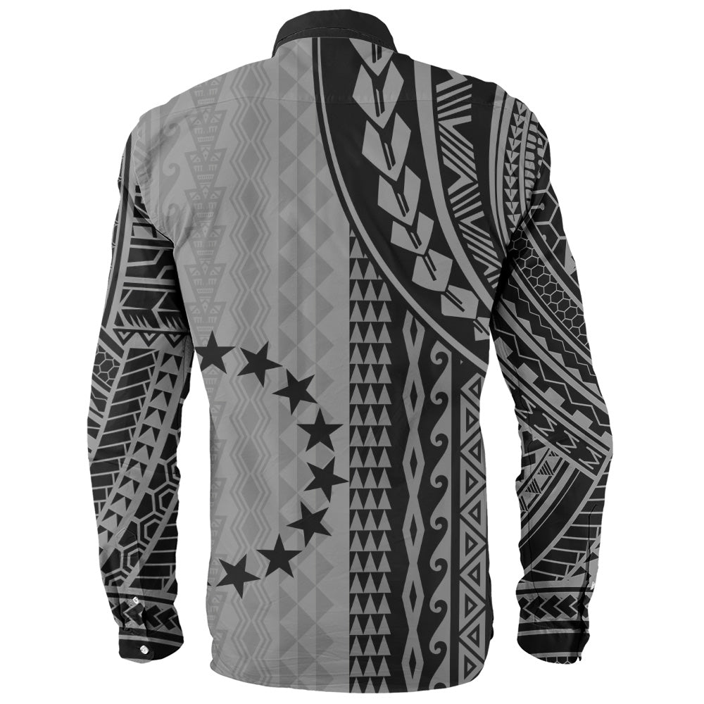 Cook Islands Long Sleeve Shirt Polynesian Tattoo