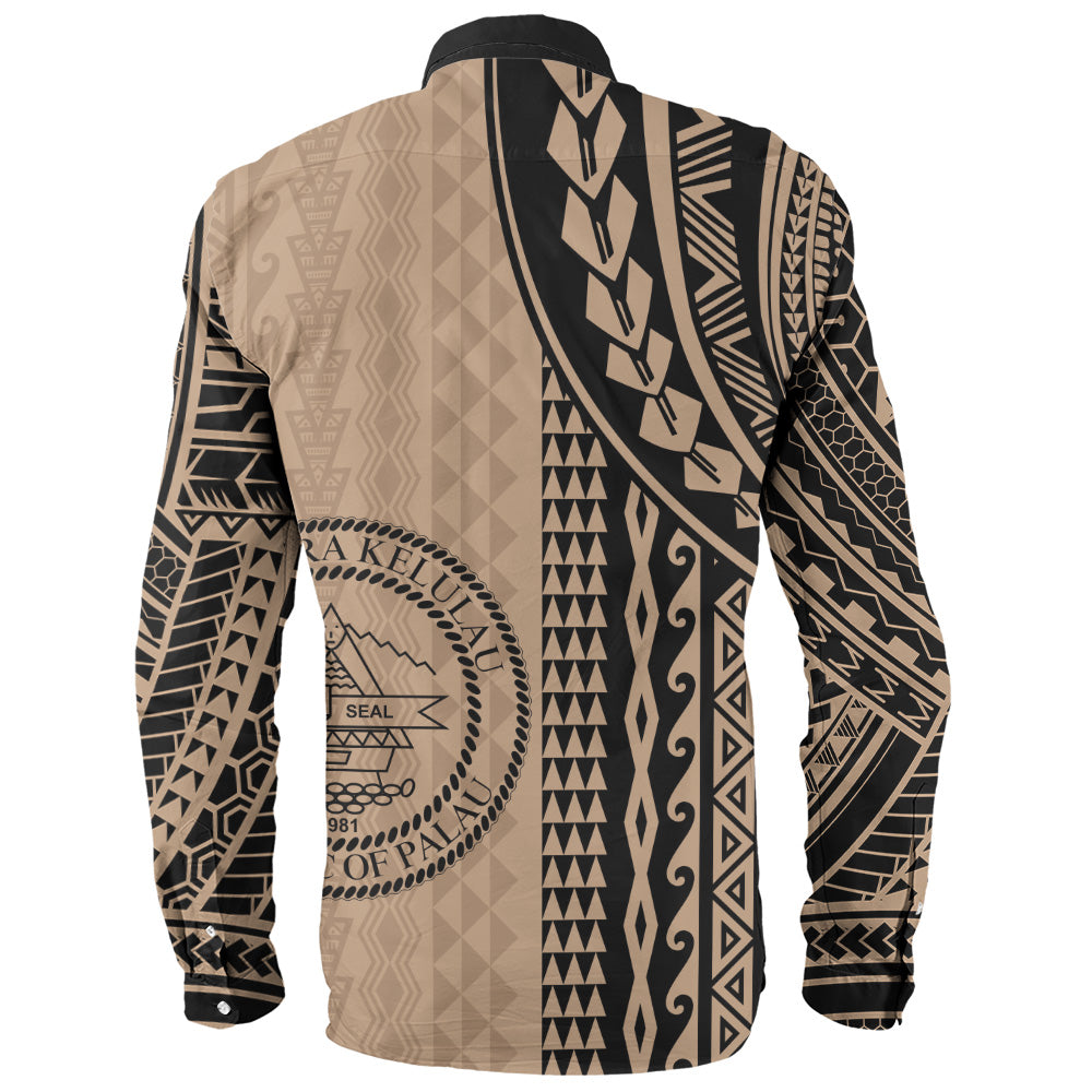 Palau Long Sleeve Shirt Polynesian Tattoo