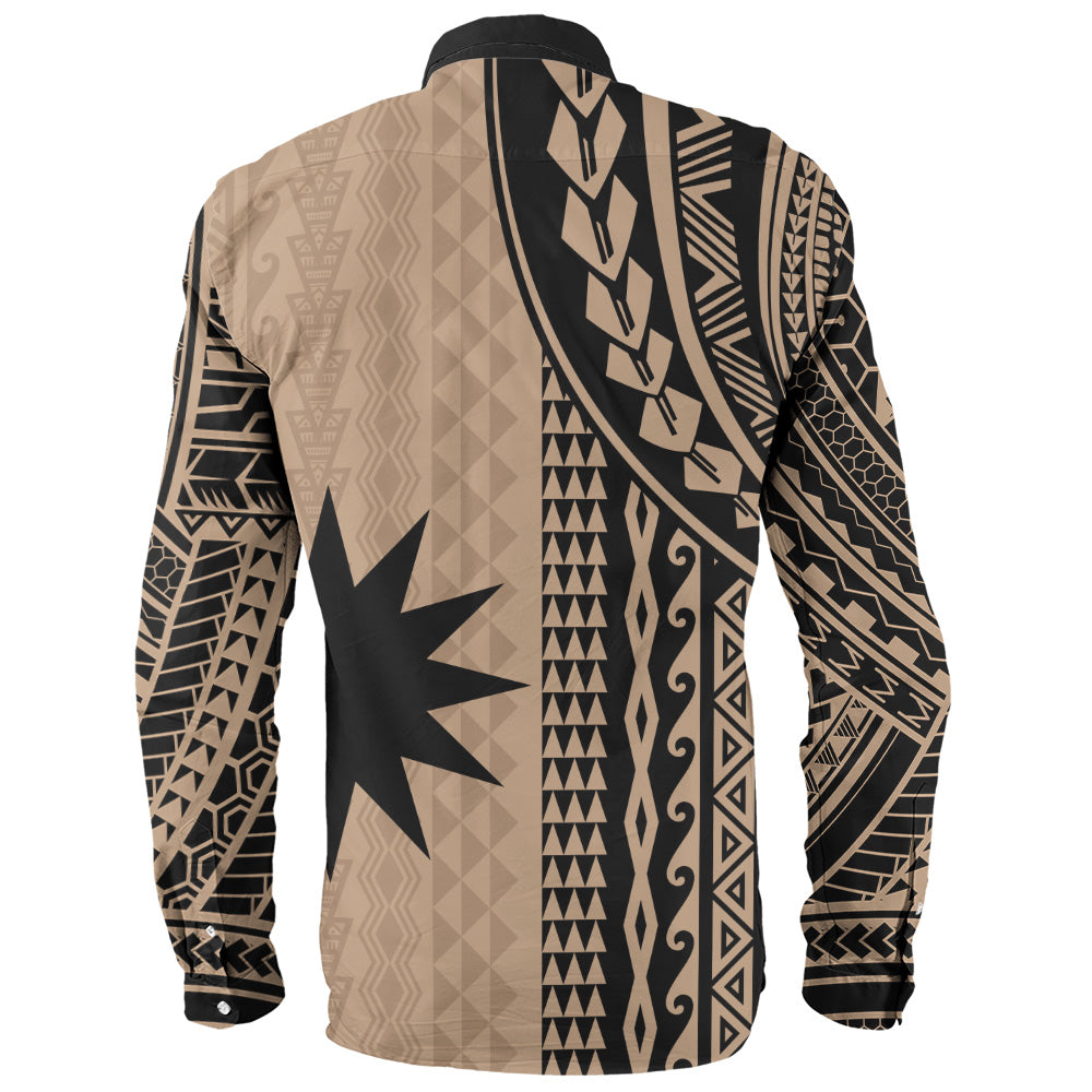 Nauru Long Sleeve Shirt Polynesian Tattoo