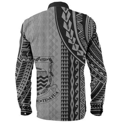 Tuvalu Long Sleeve Shirt Polynesian Tattoo