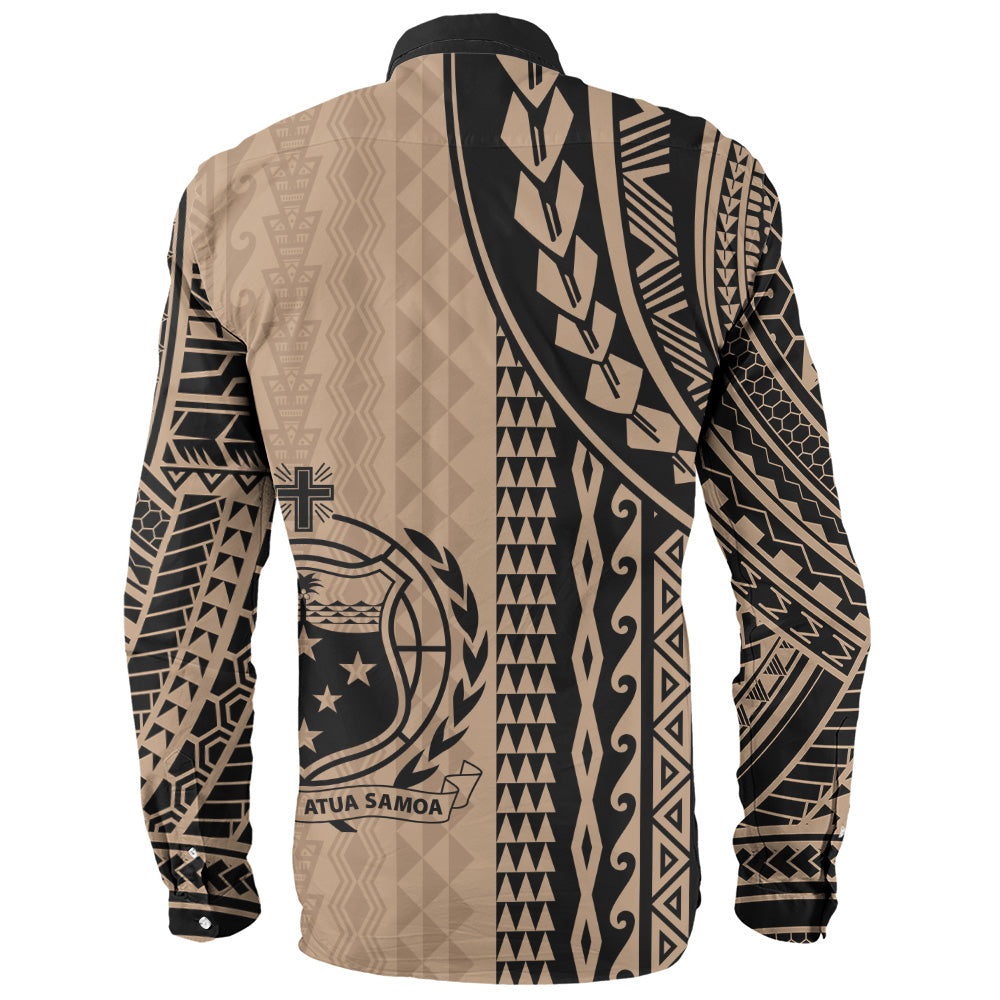 Samoa Long Sleeve Shirt Polynesian Tattoo