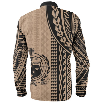 Samoa Long Sleeve Shirt Polynesian Tattoo