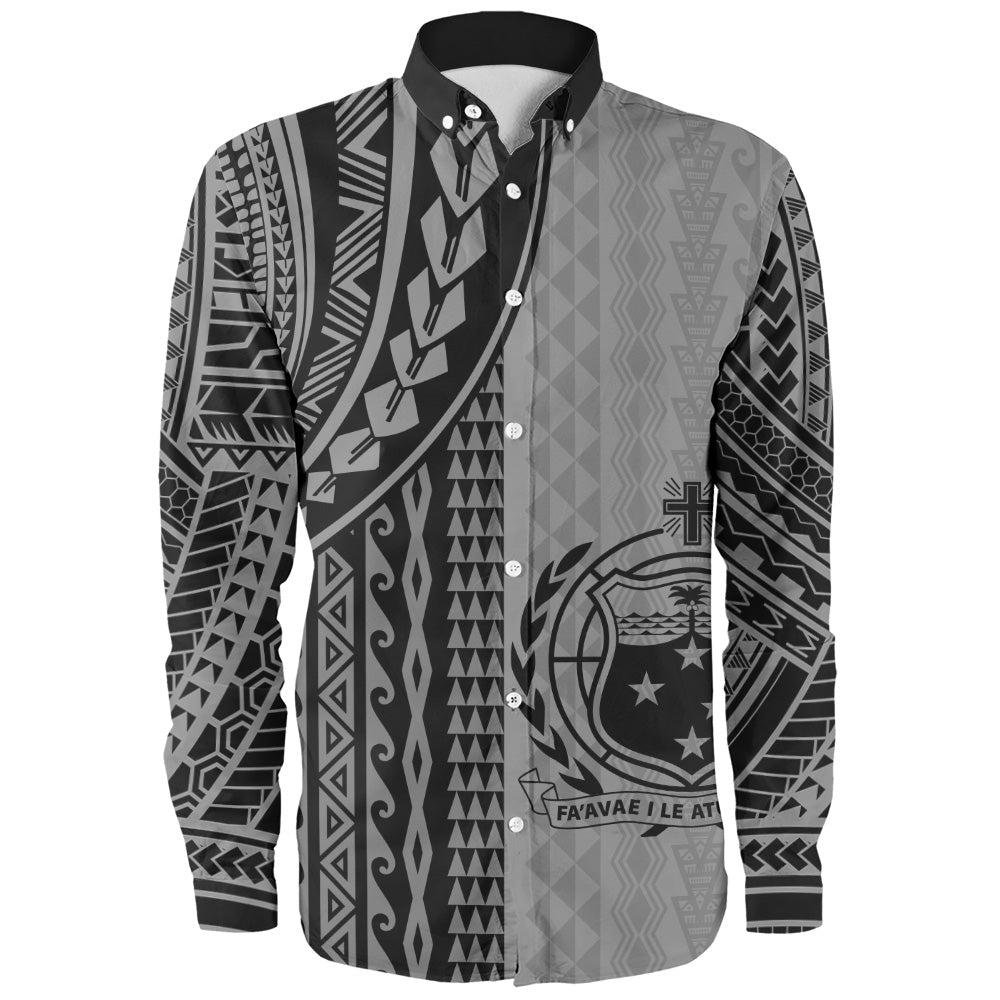 Samoa Long Sleeve Shirt Polynesian Tattoo