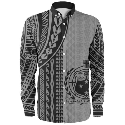 Samoa Long Sleeve Shirt Polynesian Tattoo