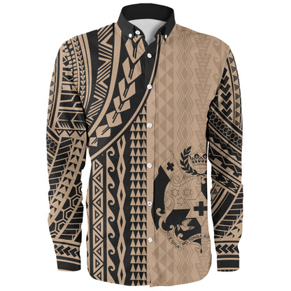 Tonga Long Sleeve Shirt Polynesian Tattoo