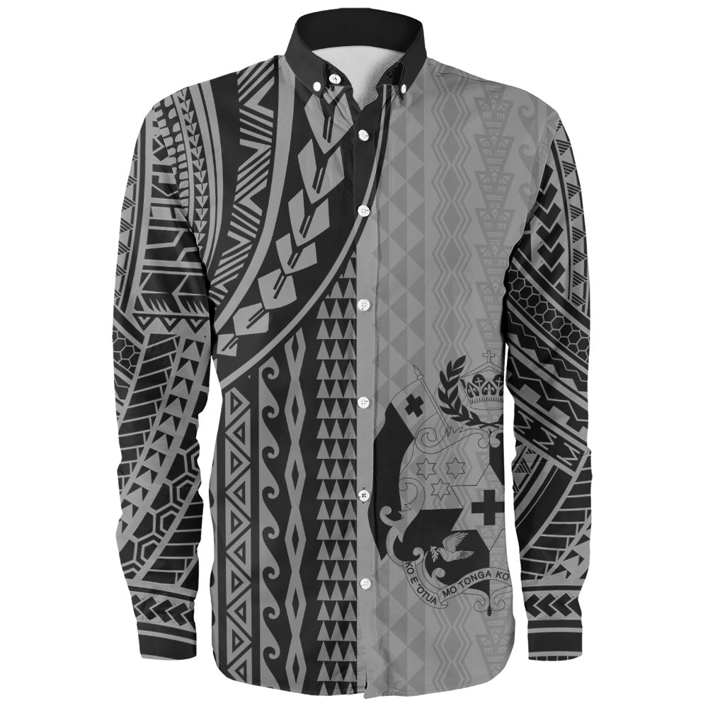 Tonga Long Sleeve Shirt Polynesian Tattoo