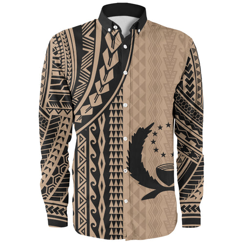 Pohnpei State Long Sleeve Shirt Polynesian Tattoo