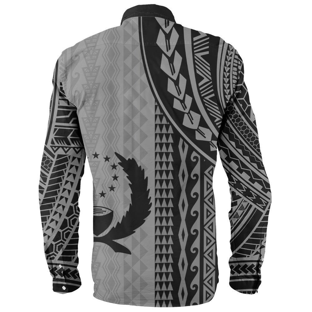 Pohnpei State Long Sleeve Shirt Polynesian Tattoo
