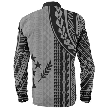 Kosrae Long Sleeve Shirt Polynesian Tattoo