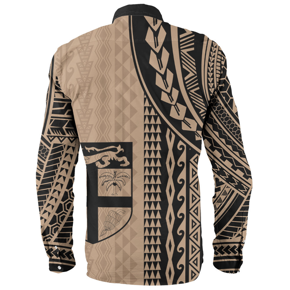 Fiji Long Sleeve Shirt Polynesian Tattoo