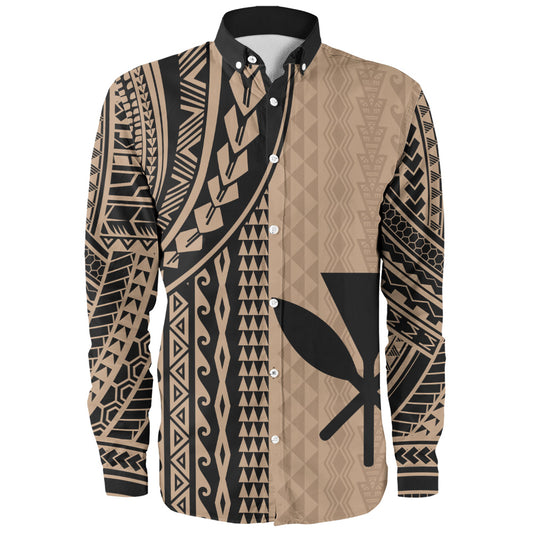 Hawaii Long Sleeve Shirt Kanaka Maoli Polynesian Tattoo