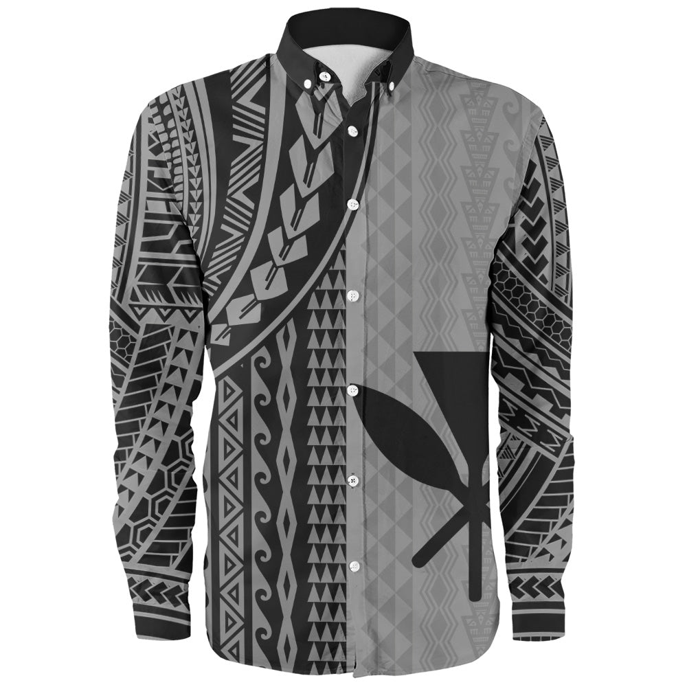 Hawaii Long Sleeve Shirt Kanaka Maoli Polynesian Tattoo