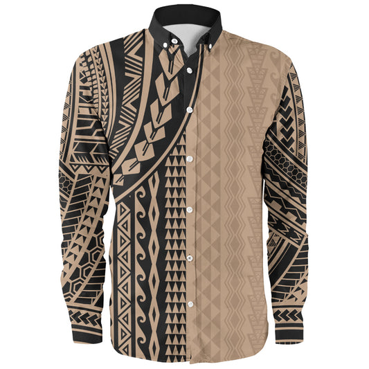 Hawaii Long Sleeve Shirt Polynesia Polynesian Tattoo
