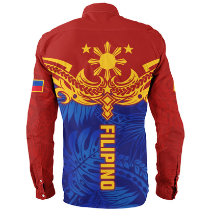 Philippines Filipinos Long Sleeve Shirt Tropical Polynesian Philippines