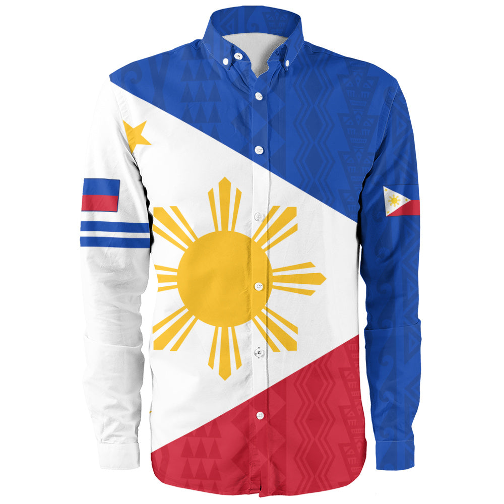 Philippines Filipinos Long Sleeve Shirt Island Pride Style