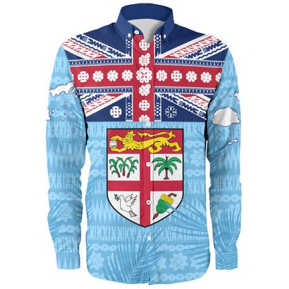 Fiji Long Sleeve Shirt Fiji Day Island Crest Pride