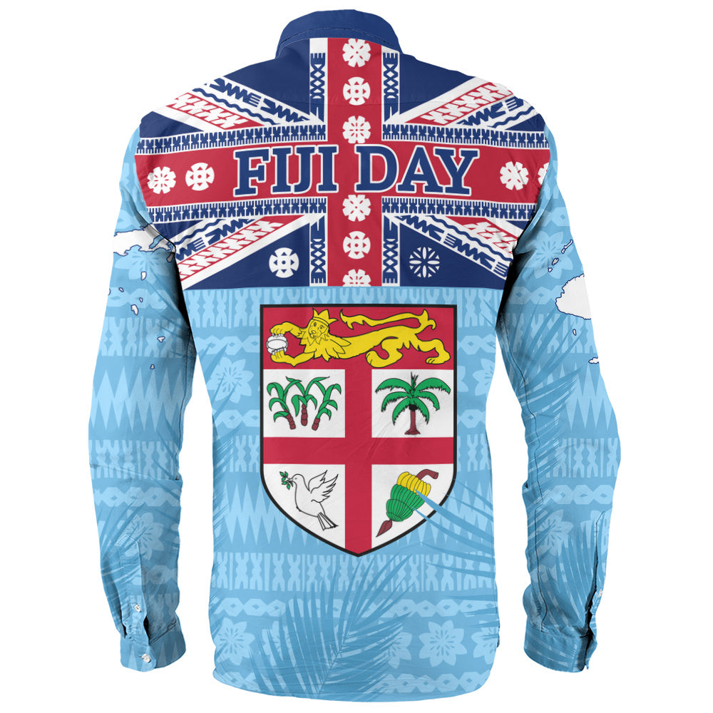Fiji Long Sleeve Shirt Fiji Day Island Crest Pride