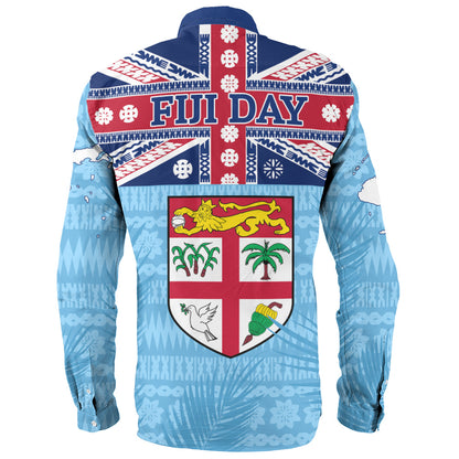 Fiji Long Sleeve Shirt Fiji Day Island Crest Pride