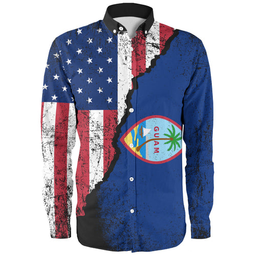 Guam Long Sleeve Shirt American Unity Style