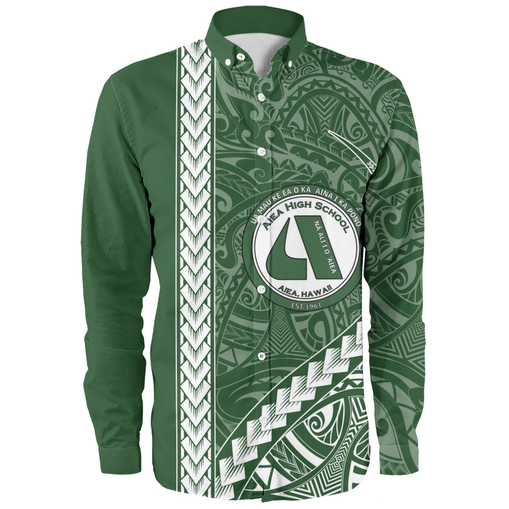 ʻAiea High School Long Sleeve Shirt Tribal Polynesian Pride Style