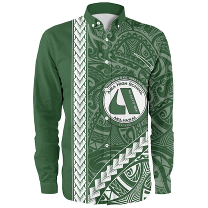 ʻAiea High School Long Sleeve Shirt Tribal Polynesian Pride Style