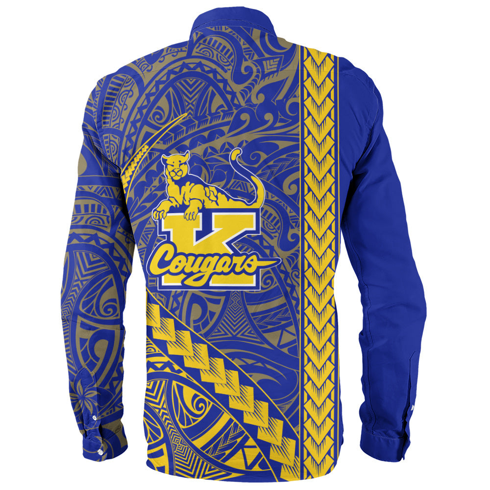 Henry J. Kaiser High School (Hawaii) Long Sleeve Shirt Tribal Polynesian Pride Style
