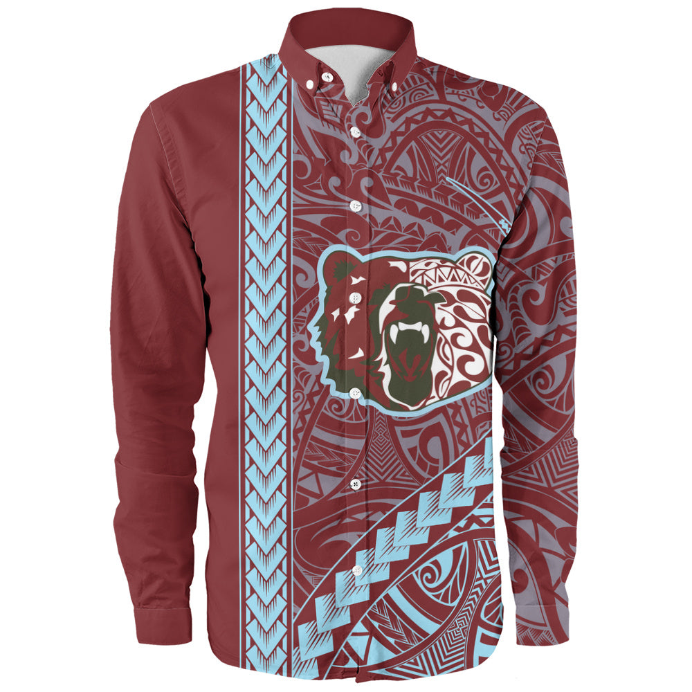 Henry Perrine Baldwin High School Long Sleeve Shirt Tribal Polynesian Pride Style