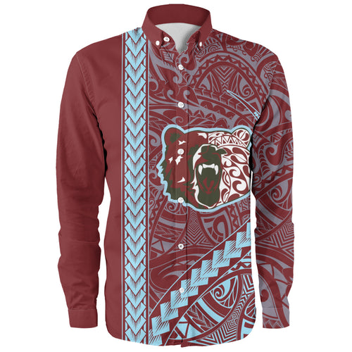 Henry Perrine Baldwin High School Long Sleeve Shirt Tribal Polynesian Pride Style