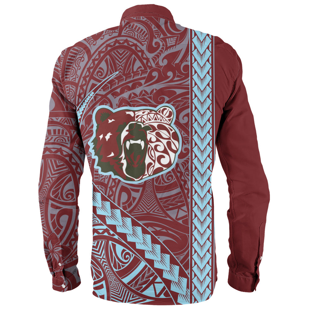 Henry Perrine Baldwin High School Long Sleeve Shirt Tribal Polynesian Pride Style