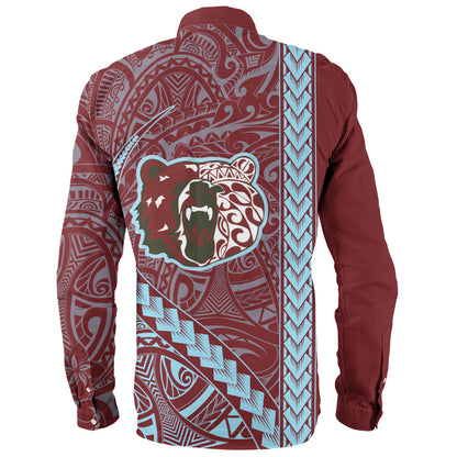 Henry Perrine Baldwin High School Long Sleeve Shirt Tribal Polynesian Pride Style