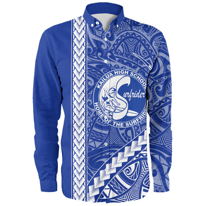 Kailua High School Long Sleeve Shirt Tribal Polynesian Pride Style