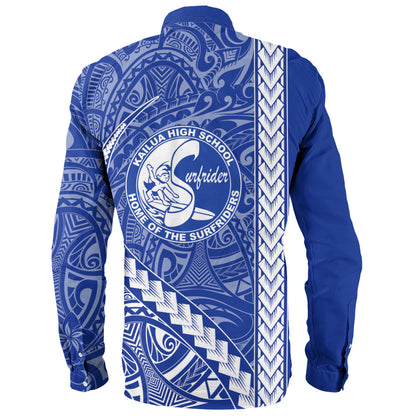 Kailua High School Long Sleeve Shirt Tribal Polynesian Pride Style