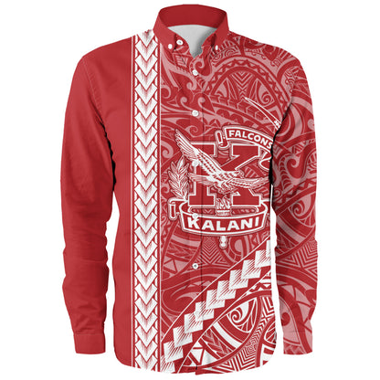 Kalani High School Long Sleeve Shirt Tribal Polynesian Pride Style
