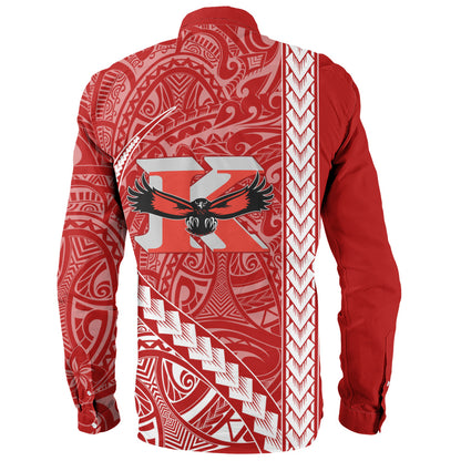 Kauai High School Long Sleeve Shirt Tribal Polynesian Pride Style