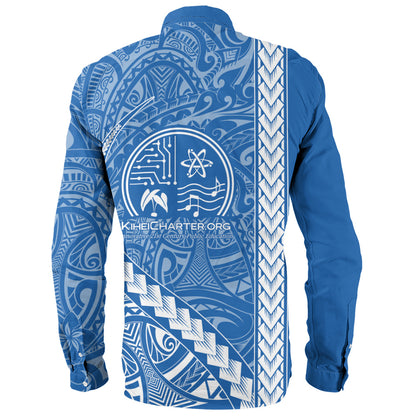 Kihei Charter School Long Sleeve Shirt Tribal Polynesian Pride Style