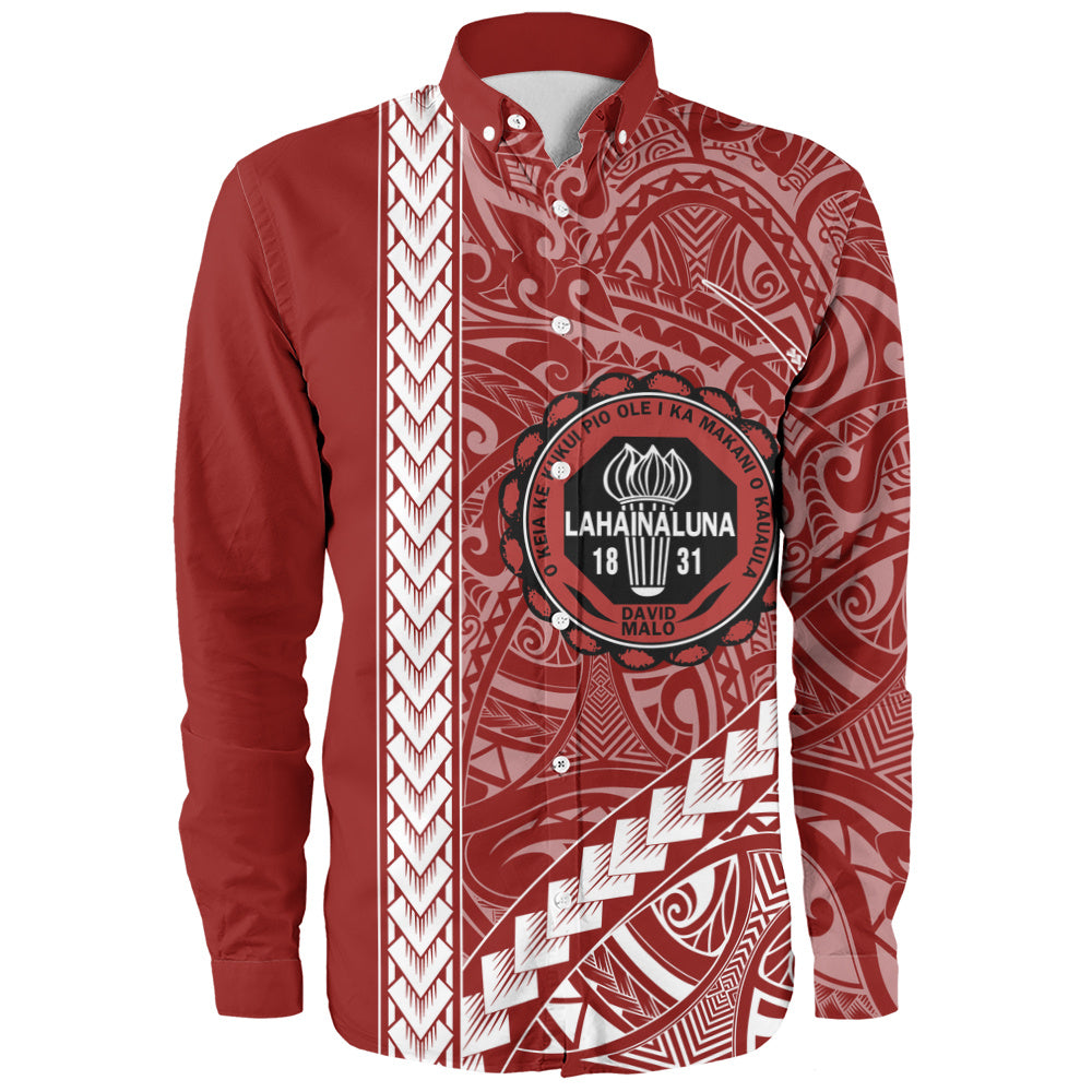 Lahainaluna High School Long Sleeve Shirt Tribal Polynesian Pride Style