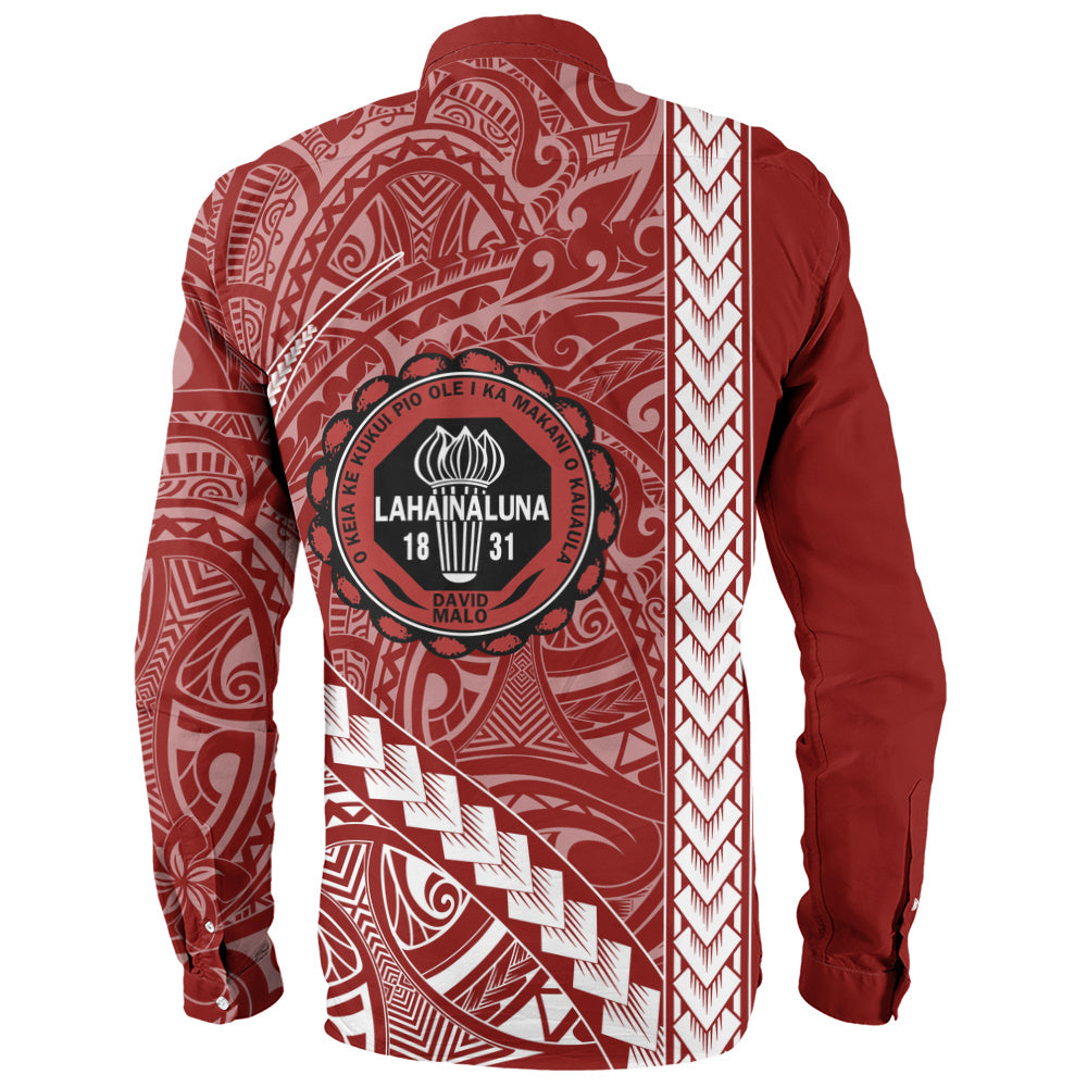 Lahainaluna High School Long Sleeve Shirt Tribal Polynesian Pride Style