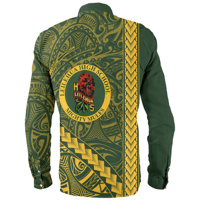 Leilehua High School Long Sleeve Shirt Tribal Polynesian Pride Style