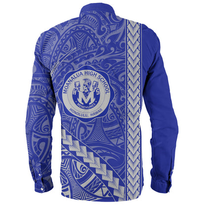 moanalua high school Long Sleeve Shirt Tribal Polynesian Pride Style