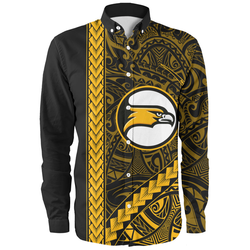 Nanakuli High and Intermediate School Long Sleeve Shirt Tribal Polynesian Pride Style