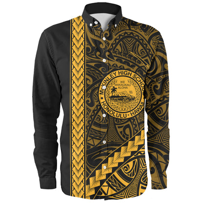 President William McKinley High School Long Sleeve Shirt Tribal Polynesian Pride Style