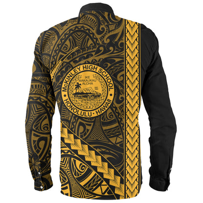 President William McKinley High School Long Sleeve Shirt Tribal Polynesian Pride Style