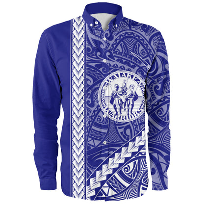 Waiakea High School Long Sleeve Shirt Tribal Polynesian Pride Style