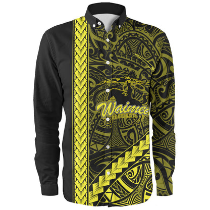 Waimea Elementary School Long Sleeve Shirt Tribal Polynesian Pride Style