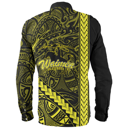 Waimea Elementary School Long Sleeve Shirt Tribal Polynesian Pride Style