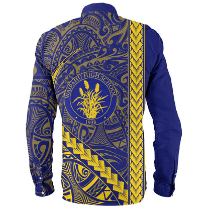 Waipahu High School Long Sleeve Shirt Tribal Polynesian Pride Style